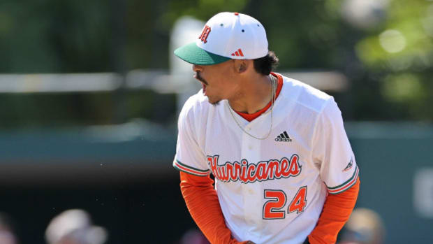 Miami Hurricanes Baseball Pitcher